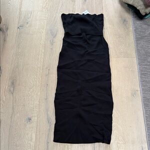 Elegant Black Strapless Dress